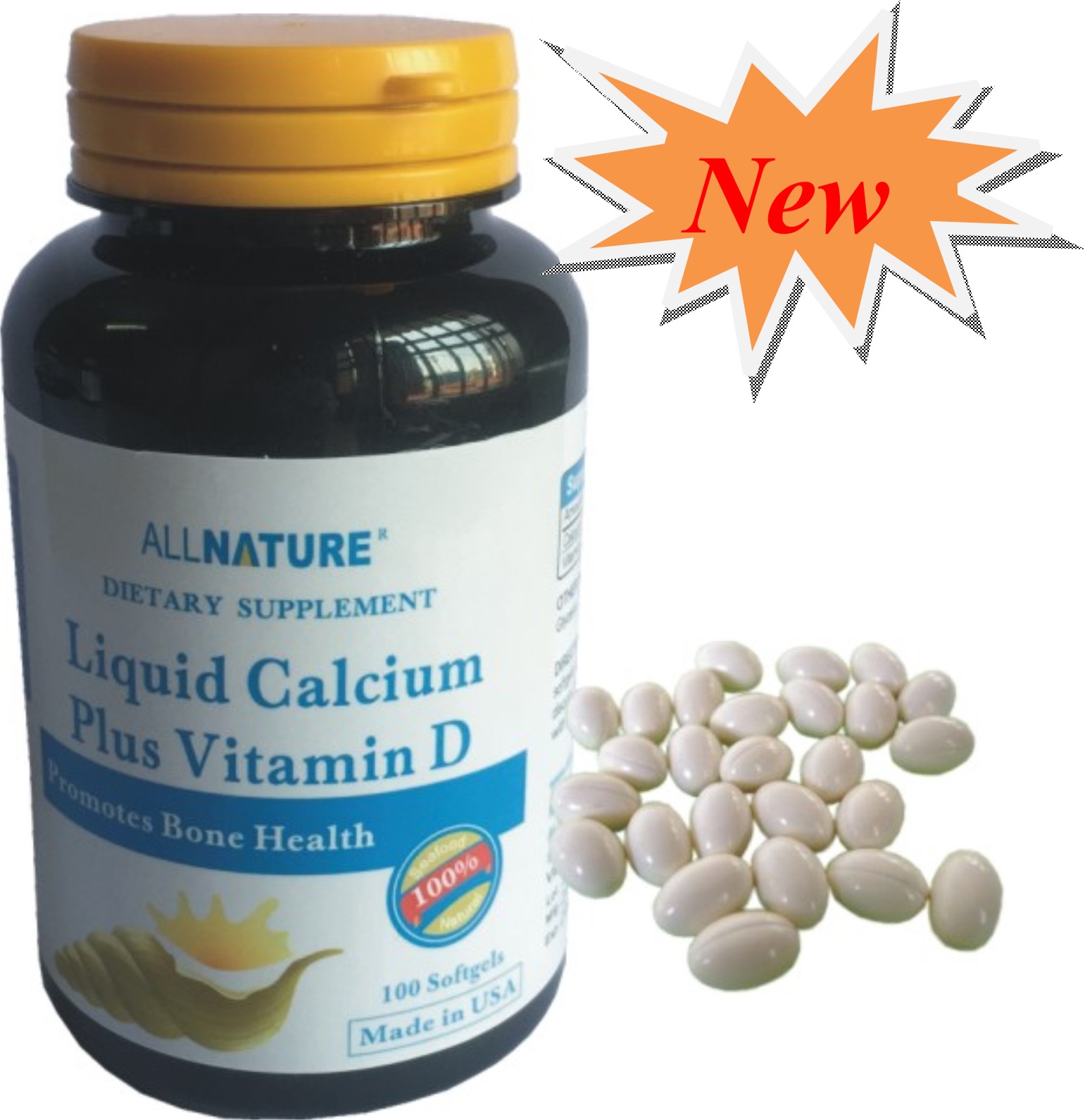 Liquid calcium plus vitamin D